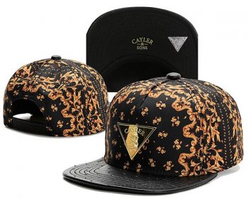 Best Selling Caps Cayler Sons Snapback in Black Gold Flower,huge inventory,worldwide shipping,newest collection Snapbacks/Hats/Caps