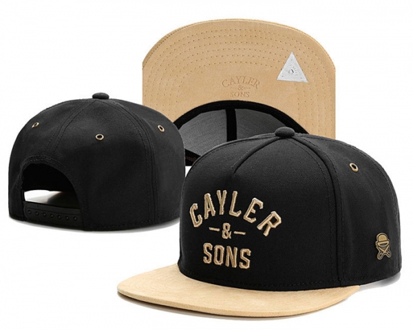 Best Selling Caps Cayler Sons Snapback in Black Gold,Low Price Guarantee,Excellent quality,multiple colors Snapbacks/Hats/Caps