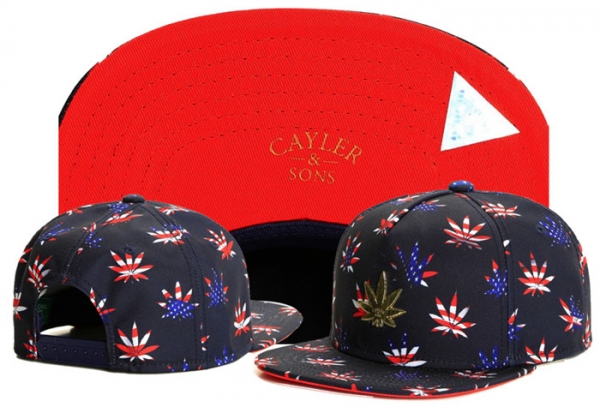 Best Selling Caps Cayler Sons Snapback in Black Red White Leaves,incredible prices,Online Shop,worldwide shipping Snapbacks/Hats/Caps