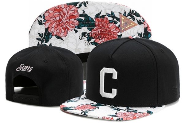 Best Selling Caps Cayler Sons Snapback in Black White Red Flower,Cheap Sale,Top Designer Collections,luxury lifestyle brand Snapbacks/Hats/Caps