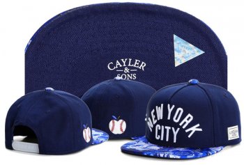 Best Selling Caps Cayler Sons Snapback New York City in Dark Blue,worldwide shipping,Online Store,high quality guarantee Snapbacks/Hats/Caps