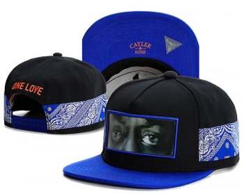 Best Selling Caps Cayler Sons Snapback One Love in Black Blue,luxury fashion brands,In Stock,wholesale price Snapbacks/Hats/Caps