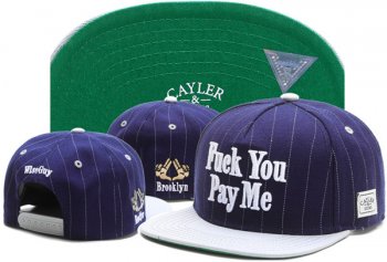 Best Selling Caps Cayler Sons Snapback Pay Me in Blue Gray Stripes,Discount,unique,new collection Snapbacks/Hats/Caps