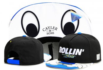 Best Selling Caps Cayler Sons Snapback Rollin in Black White Blue,timeless design,unique,reputable site Snapbacks/Hats/Caps