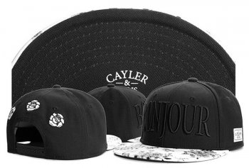 Best Selling Hats Cayler Sons Snapback BonJour in Black Coal,authentic quality,Official USA Stockists,Quality Design Snapbacks/Hats/Caps