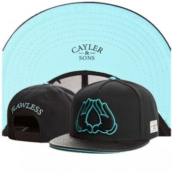 Best Selling Hats Cayler Sons Snapback Flawless in Black Sky Blue,luxury lifestyle brand,Newest,recognized brands Snapbacks/Hats/Caps