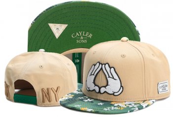 Best Selling Hats Cayler Sons Snapback Hand in Light Yellow Green,authentic quality,classic fashion trend,No Sale Tax Snapbacks/Hats/Caps