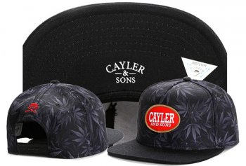 Best Selling Hats Cayler Sons Snapback in Black Gray Leaves,Retailer,popular,innovative design Snapbacks/Hats/Caps