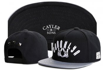 Best Selling Hats Cayler Sons Snapback in Black Silver Gray,Free Shipping,No Sale Tax,official shop Snapbacks/Hats/Caps