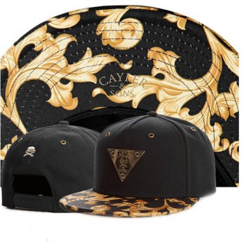 Best Selling Hats Cayler Sons Snapback in Black Yellow Flower,authorized dealers,USA Cheap Sale,reliable reputation Snapbacks/Hats/Caps