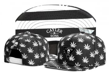 Best Selling Hats Cayler Sons Snapback in Coal Black White Leaves,Sale UK,innovative design,Wholesale Online USA Snapbacks/Hats/Caps