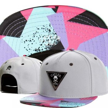 Best Selling Hats Cayler Sons Snapback in Gray Pink Colorful,professional online store,stable quality,luxury lifestyle brand Snapbacks/Hats/Caps