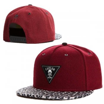 Best Selling Hats Cayler Sons Snapback in Wine Red Leopard,innovative design,Free Shipping,Unbeatable Offers Snapbacks/Hats/Caps