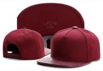 Best Selling Hats Cayler Sons Snapback in Wine Red,UK store,100% top quality,New York Snapbacks/Hats/Caps