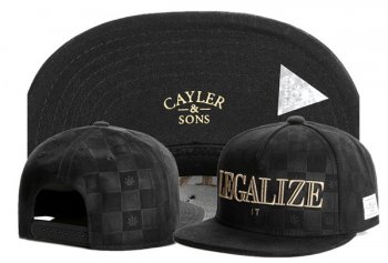 Best Selling Hats Cayler Sons Snapback Legalize in Black Grids,Available to buy online,Free Shipping,recognized brands Snapbacks/Hats/Caps