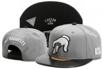 Best Selling Hats Cayler Sons Snapback No Requests in Gray Black,Best Prices,officially authorized,reputable site Snapbacks/Hats/Caps