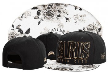 Best Selling Hats Cayler Sons Snapback Paris in Black Beige Flowers,delicate colors,Fast Delivery,reliable supplier Snapbacks/Hats/Caps