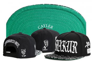 Best Selling Hats Cayler Sons Snapback Shakur in Black White,sale retailer,Factory Outlet,In Stock Snapbacks/Hats/Caps