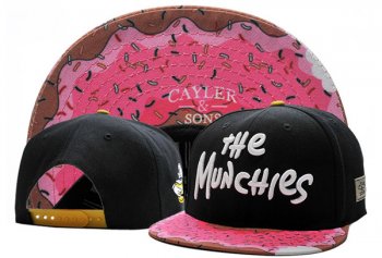 Best Selling Hats Cayler Sons Snapback The Munchies in Black Peach,largest collection,Unbeatable Offers,attractive price Snapbacks/Hats/Caps