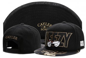 Best Selling Hats Cayler Sons Snapback Weezy in Black Gold,genuine,reputable site,Official UK Stockists Snapbacks/Hats/Caps