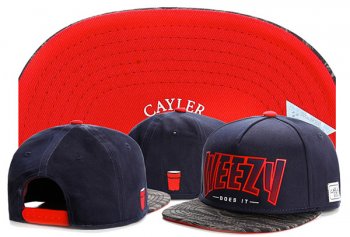 Best Selling Hats Cayler Sons Snapback Weezy in Blue Black Brown,complete in specifications,high-tech materials,official shop Snapbacks/Hats/Caps