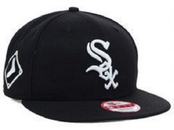 MLB Snapbacks Chicago White Sox New Era 59FIFTY Fitted Hats in Black White Logo,official online website,where can i buy,Cheap Snapbacks/Hats/Caps