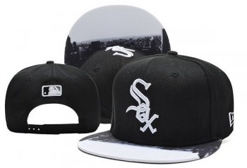 MLB Snapbacks Chicago White Sox New Era 59FIFTY Fitted Hats in Black White,Exclusive Deals,wholesale dealer,famous brand Snapbacks/Hats/Caps