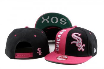 MLB Snapbacks Chicago White Sox New Era 59FIFTY Fitted Hats in Pink Black,finest selection,innovative design,100% Genuine Snapbacks/Hats/Caps