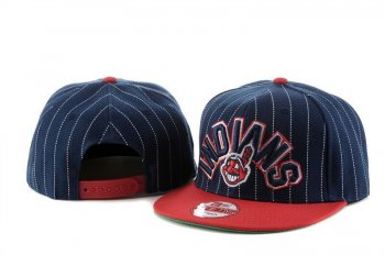 MLB Snapbacks Cleveland Indians New Era 59FIFTY Fitted Hats in Dark Blue Red Stripes,popular,Elegant Factory Outlet,Online Retailer Snapbacks/Hats/Caps