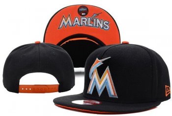 MLB Snapbacks Florida Marlins New Era 59FIFTY Fitted Hats in Black Orange Colorful,Authentic USA Online,vast selection,Exclusive Snapbacks/Hats/Caps