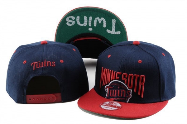 MLB Snapbacks Minnesota Twins New Era 59FIFTY Fitted Hats in Dark Blue Red,designer fashion,USA factory outlet,Cheapest Snapbacks/Hats/Caps