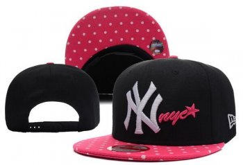 MLB Snapbacks New York Yankees New Era 59FIFTY Fitted Hats in Black Peach White,hot sale Online,Outlet Online,Big discount on sale Snapbacks/Hats/Caps