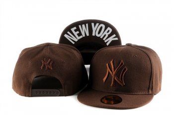 MLB Snapbacks New York Yankees New Era 59FIFTY Fitted Hats in Brown,New Arrival,promo codes,Online Shop Snapbacks/Hats/Caps