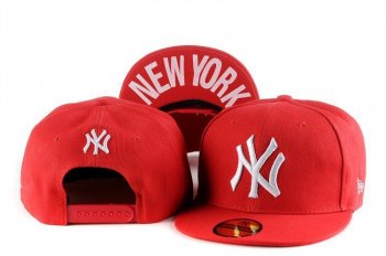 MLB Snapbacks New York Yankees New Era 59FIFTY Fitted Hats in Red White Logo,authentic quality,entire collection,Outlet Store Snapbacks/Hats/Caps