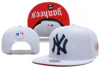 MLB Snapbacks New York Yankees New Era 59FIFTY Fitted Hats in White and Dark Blue Logo,Factory Outlet,luxurious Collection,Online Store Snapbacks/Hats/Caps