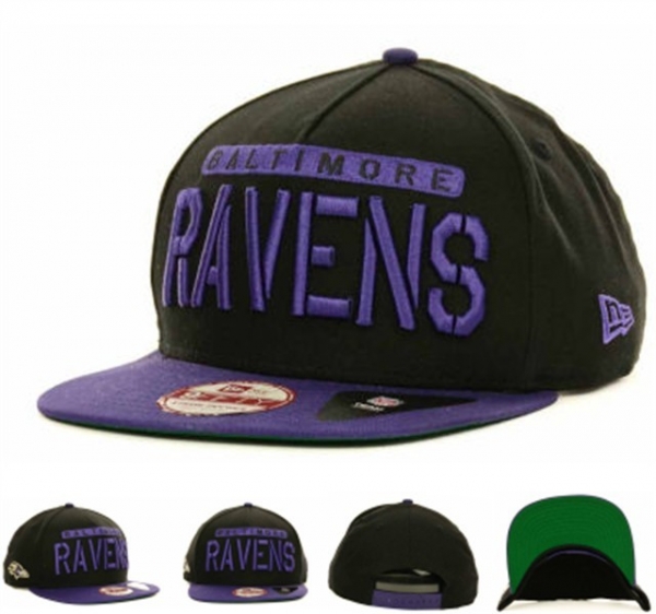 NFL Snapbacks Baltimore Ravens New Era 59FIFTY Fitted Hats in Black Purple Logo,Unbeatable Offers,USA official online shop,Colorful And Fashion-Forward Snapbacks/Hats/Caps