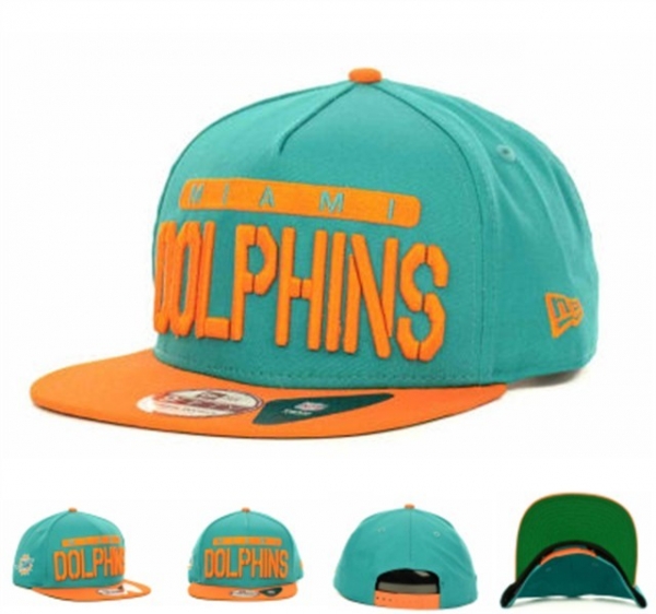 NFL Snapbacks Miami Dolphins New Era 59FIFTY Fitted Hats in Jade Blue Orange,New York,New Arrival,Online Here Snapbacks/Hats/Caps