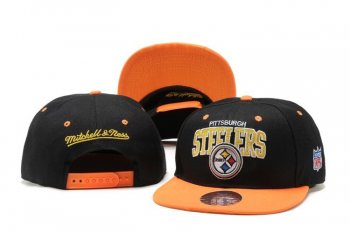 NFL Snapbacks Pittsburgh Steelers New Era 59FIFTY Fitted Hats in Black Orange,timeless design,USA Sale Online Store,affordable price Snapbacks/Hats/Caps