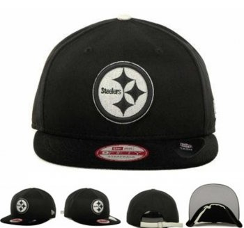 NFL Snapbacks Pittsburgh Steelers New Era 59FIFTY Fitted Hats in Coal Black,reasonable sale price,Exclusive,Wholesale online Snapbacks/Hats/Caps