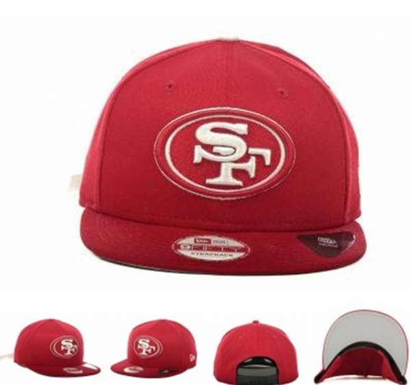 NFL Snapbacks San Francisco 49ers New Era 59FIFTY Fitted Hats in Red White,luxurious Collection,cheapest online price,Elegant Factory Outlet Snapbacks/Hats/Caps