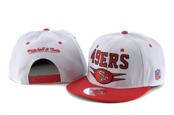 NFL Snapbacks San Francisco 49ers New Era 59FIFTY Fitted Hats in White Red,Free Shipping,timeless design,unique design Snapbacks/Hats/Caps