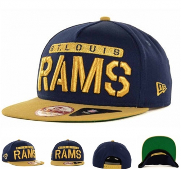 NFL Snapbacks St. Louis Rams Hats New Era 59FIFTY Fitted Hats in Dark Blue Gold,Online Retailer,Largest Fashion Store,wide range Snapbacks/Hats/Caps