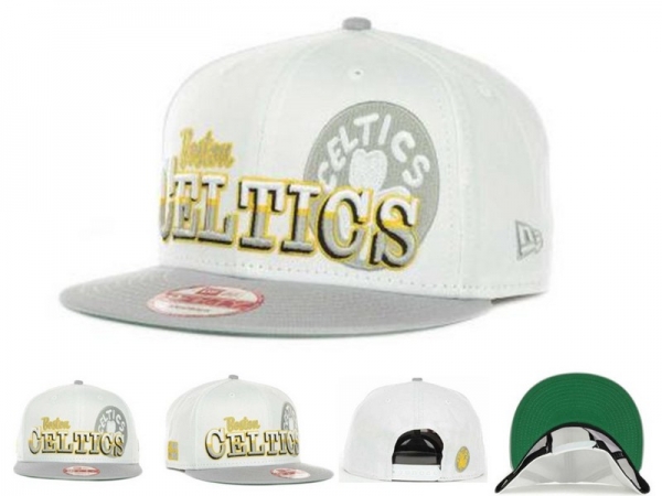 NBA Snapbacks Boston Celtics New Era 59FIFTY Fitted Hats in White Gray,Various Colors,delicate colors,multiple colors Snapbacks/Hats/Caps