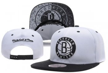 NBA Snapbacks Brooklyn Nets New Era 59FIFTY Fitted Hats in White Black,reliable quality,Big discount on sale,stable quality Snapbacks/Hats/Caps