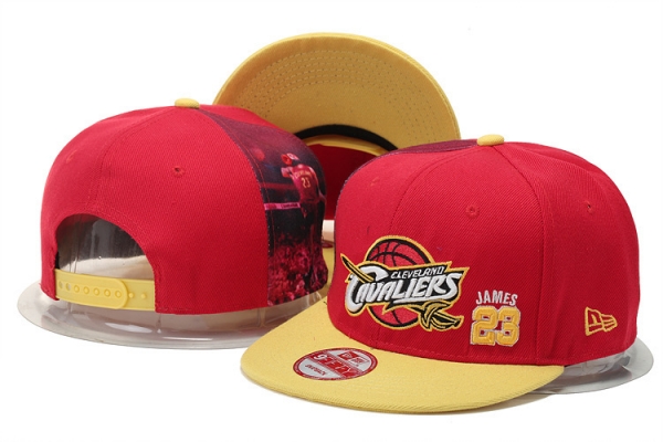 NBA Snapbacks Cleveland Cavaliers New Era 59FIFTY Fitted Hats 23 in Red Yellow,Factory Outlet Price,cheap prices,Free Shipping Snapbacks/Hats/Caps