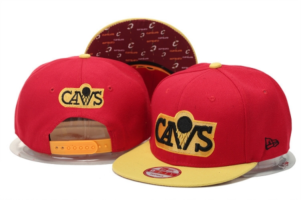 NBA Snapbacks Cleveland Cavaliers New Era 59FIFTY Fitted Hats in Red Yellow Logo,New York,Wholesale,Free Shipping Snapbacks/Hats/Caps