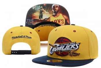 NBA Snapbacks Cleveland Cavaliers New Era 59FIFTY Fitted Hats in Yellow Black,Official,fantastic,Hot Sale Snapbacks/Hats/Caps