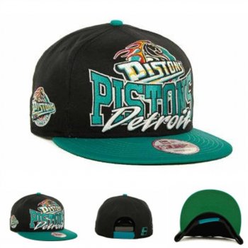 NBA Snapbacks Detriot Pistons New Era 59FIFTY Fitted Hats in Black Green,On Sale,Discount,great deals Snapbacks/Hats/Caps