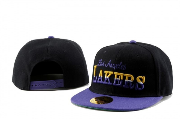 NBA Snapbacks Los Angeles Lakers New Era 59FIFTY Fitted Hats in Black Purple Bottom,classic fashion trend,newest collection,officially authorized Snapbacks/Hats/Caps