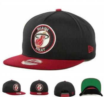 NBA Snapbacks Miami Heat New Era 59FIFTY Fitted Caps in Coal Black Red,USA Discount Online Sale,Save up to 80%,catalogo Snapbacks/Hats/Caps